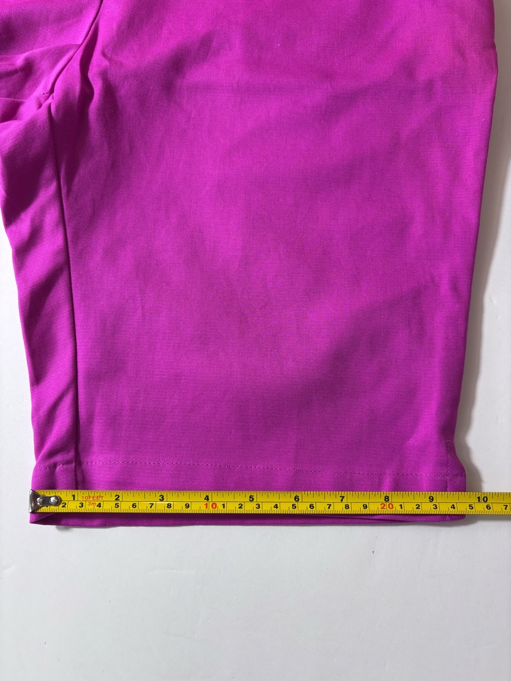 Charter Club Pant Shop Stretch Bermuda Shorts Tummy Slimming Classic Fuchsia 12 - Picture 9 of 11